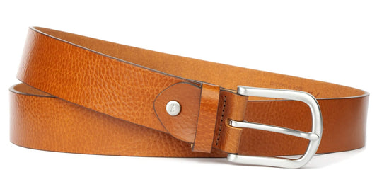 Casual Leather Belt Tan