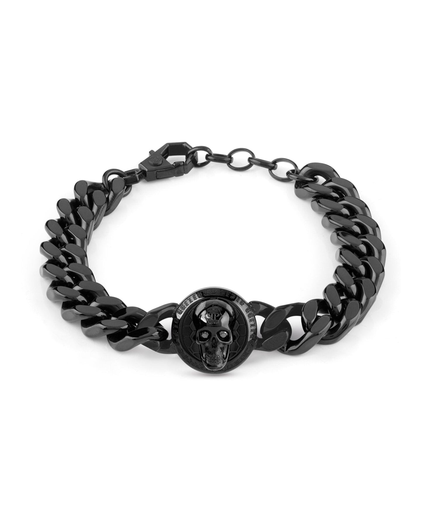 3D $kull Crystal Cuban Links Bracelet