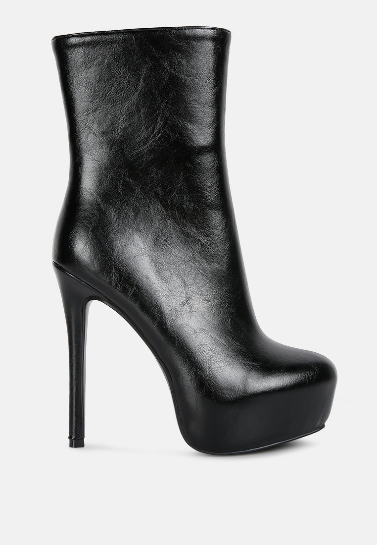 marsha high platform stiletto ankle boots