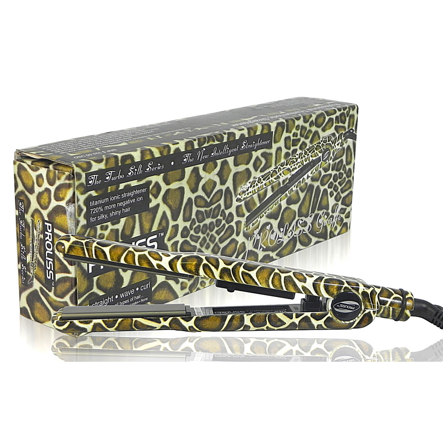 Turbo Silk 1" Tourmaline-Infused Ceramic Single Pass Flat Iron - Limited Edition