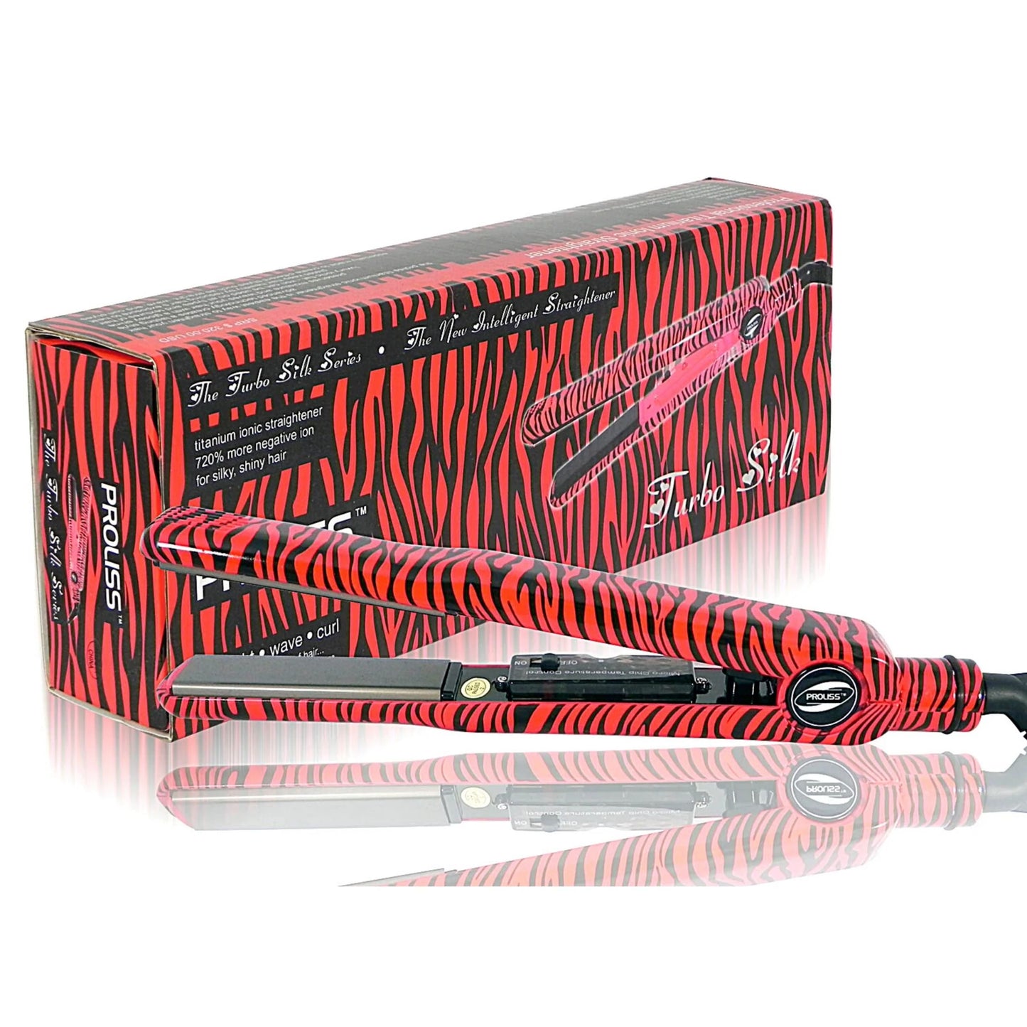 Turbo Silk 1" Tourmaline-Infused Ceramic Single Pass Flat Iron - Limited Edition