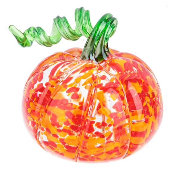 Glass Pumpkin Figurine