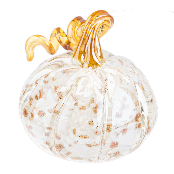 Glass Pumpkin Figurine