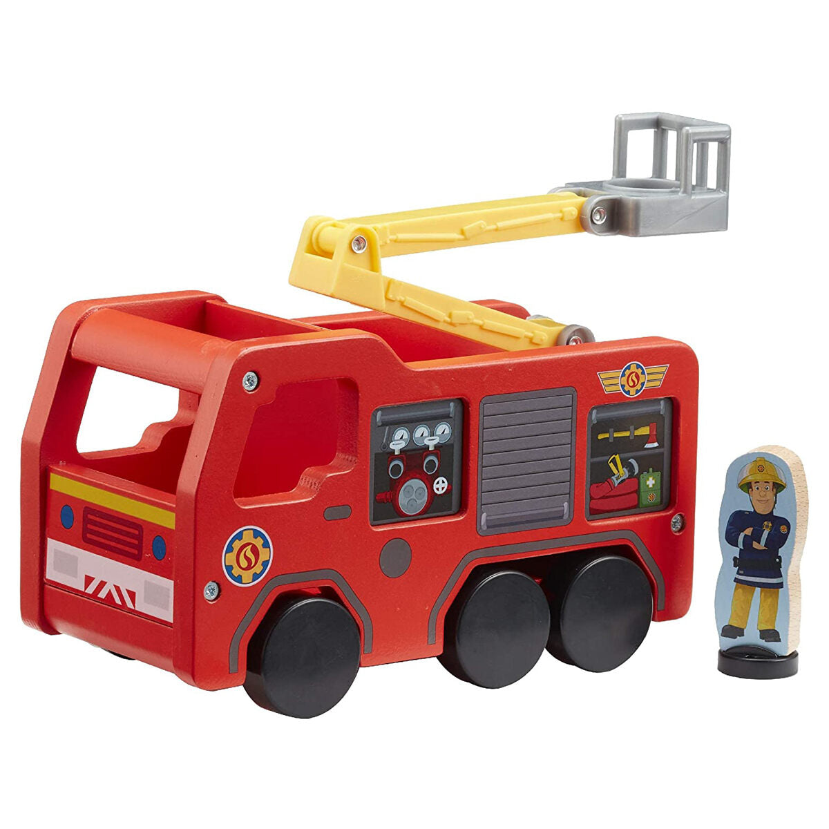 Fireman Sam Wooden Jupiter & Figure