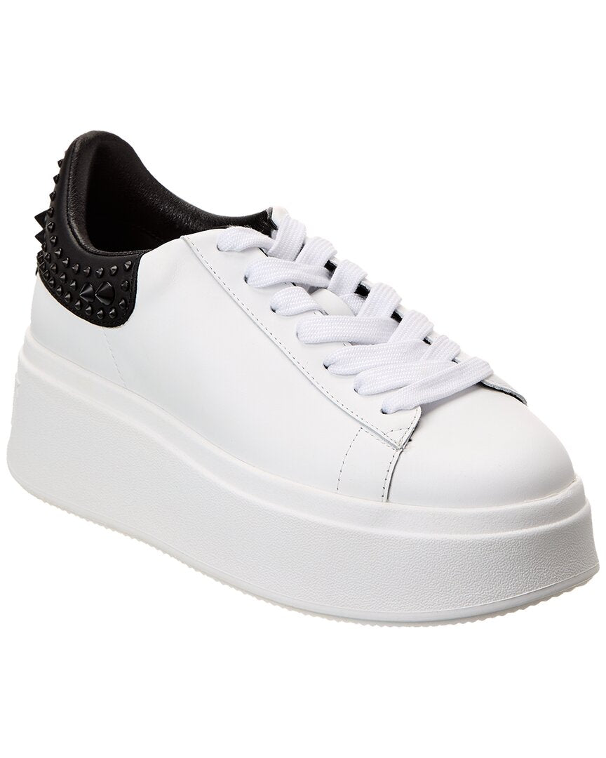 Ash Move Studded Leather Platform Sneaker