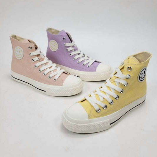 Hattie Hightop Sneakers In Lavender