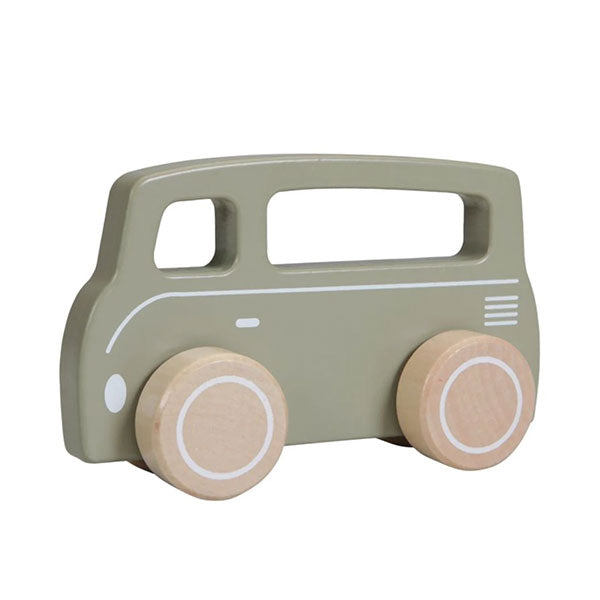 Little Dutch Wooden Toy Van - Olive