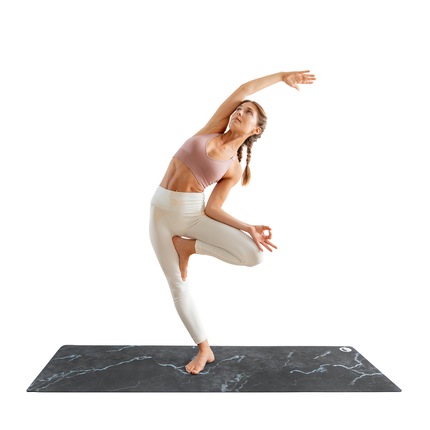 All-In-One Yogamatte Black Marble