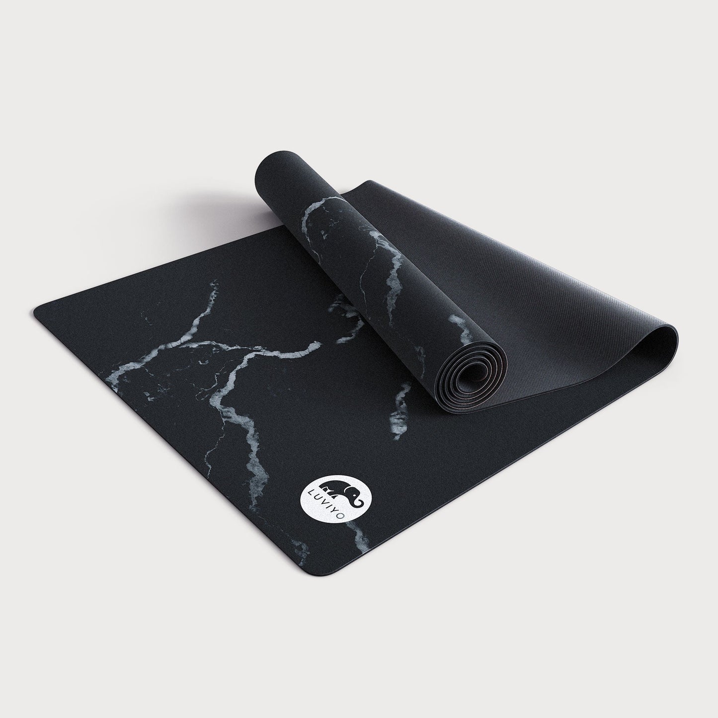 All-In-One Yogamatte Black Marble