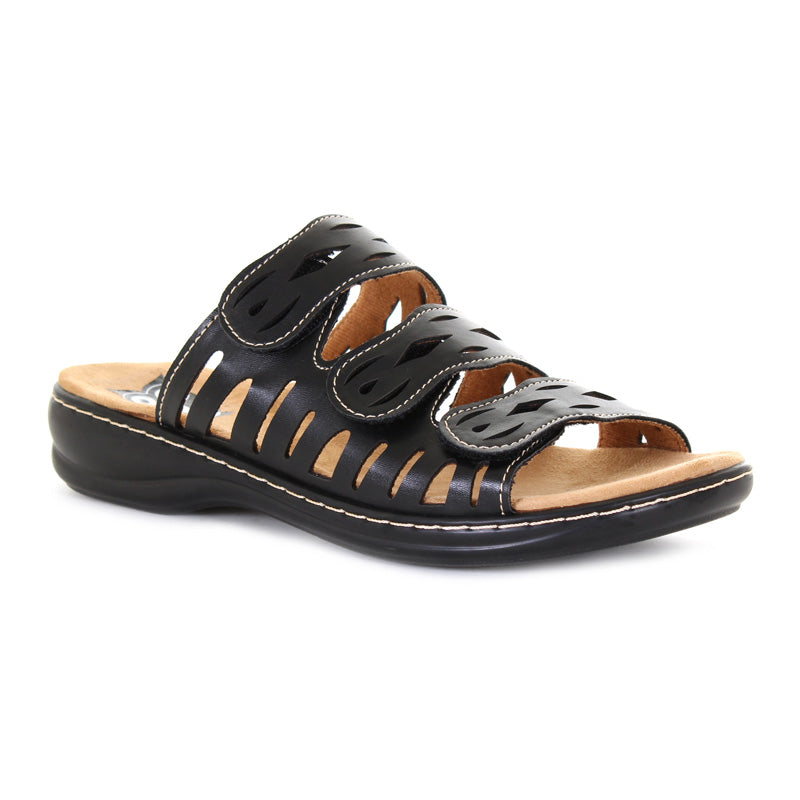 Womens Daisy 3 Strap Velcro Sandal