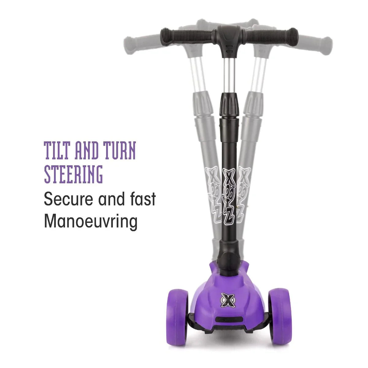 Xootz Scout Tri-Scooter - Purple