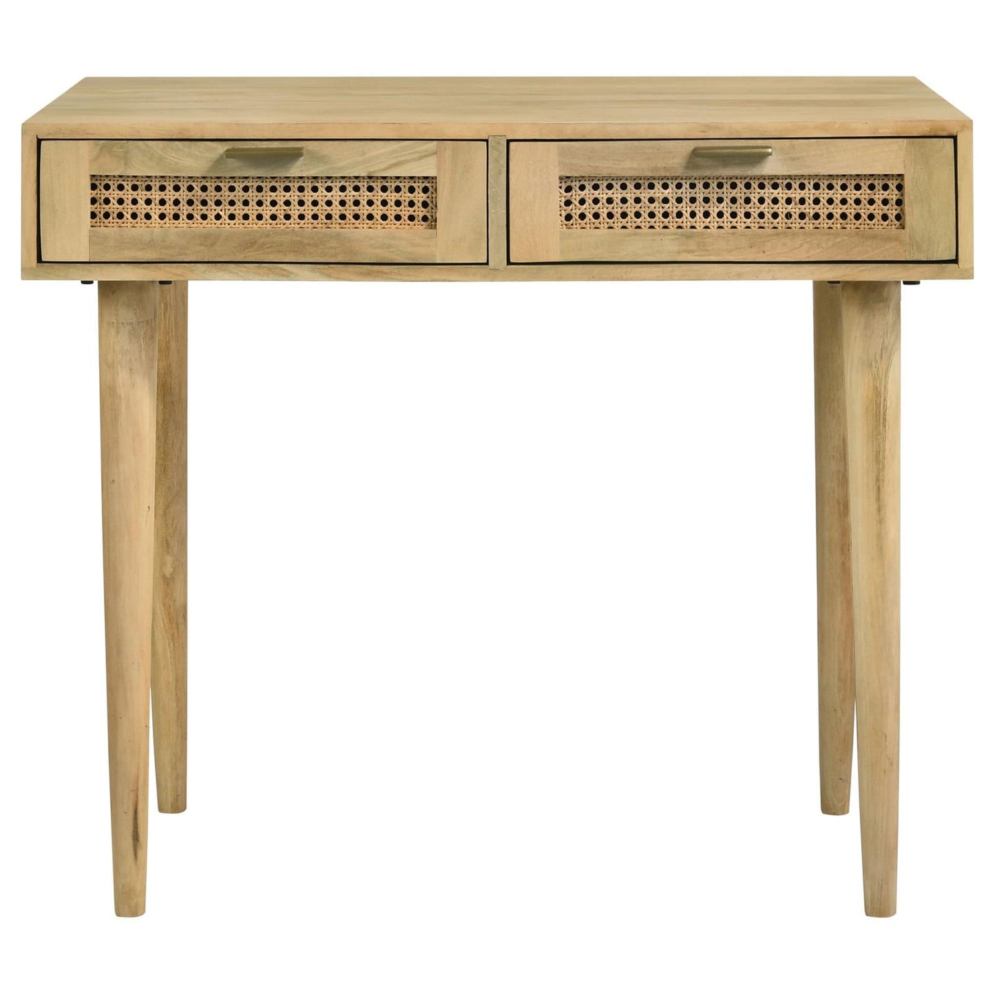 Zamora Natural Rectangular 2-Drawer Accent Writing Desk